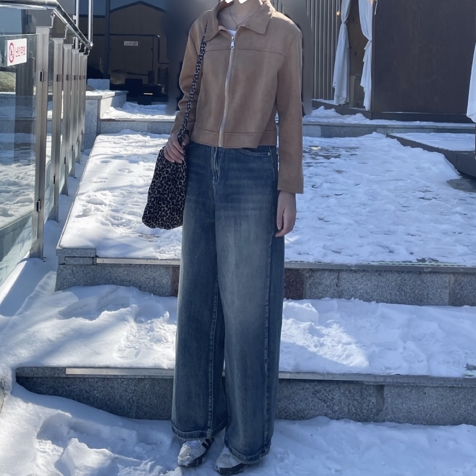 스웨이드 자켓 봄 가을 신상 점퍼 집업 카라 크롭 