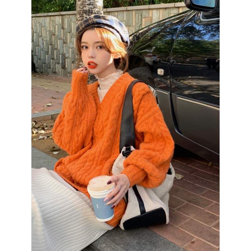 니트 와이드 루즈핏 이너 가디건 비비드 브이넷 봄 가을 겨울 데이트룩 오피스룩 여리여리 결혼식 7color