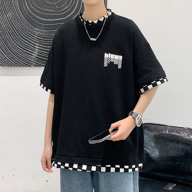 반팔티 스타일리쉬 상의  티셔츠 5가지색상 중 택1