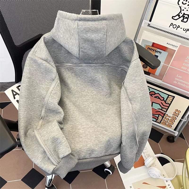 남자잠바 스타일리쉬 상의  후드티 간절기 봄 가을 겨울 이너웨어 2가지색상 중 택1