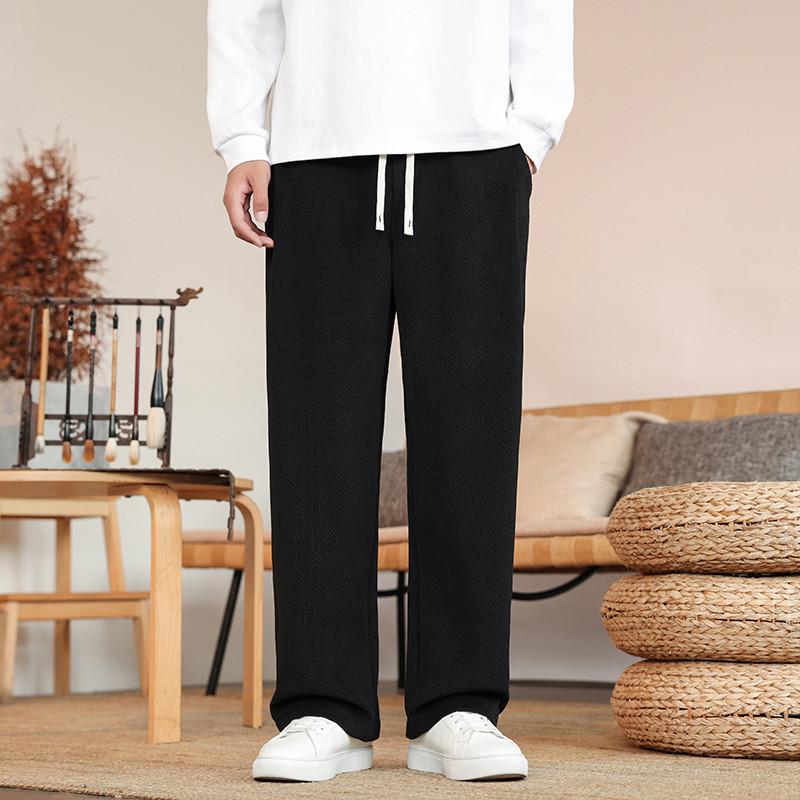 남자 일자 바지 하의 편한 겨울 가을 봄 바지 블랙 그레이 브라운 택1